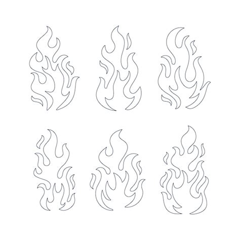 Fire Flame Outline Images Free Download On Freepik