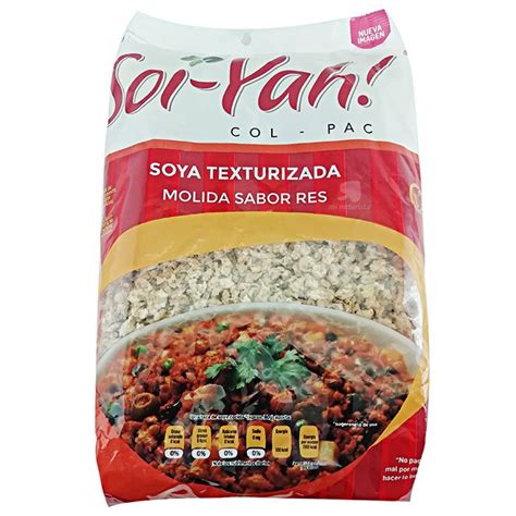 Soya Texturizada Sabor Res Gr Colpac Mi Naturista Mayoreo