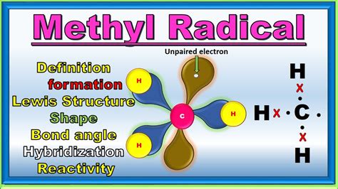 Methyl Radical Definition Formula Formation Lewis Structure Shape