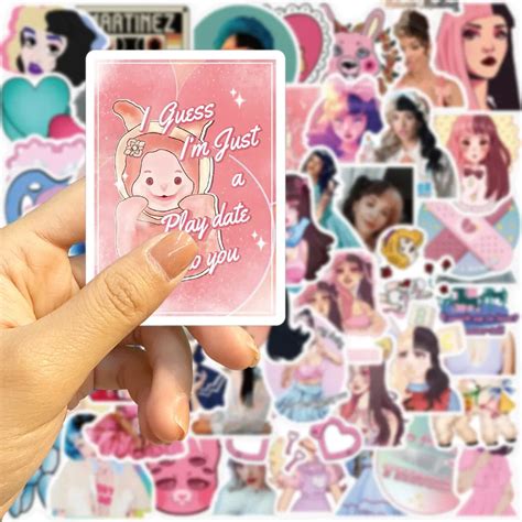 10 50PCS Singer Melanie Martinez Stickers Cartoon Decals DIY Scrapbook