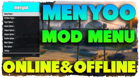 Gta Menyoo For Xbox One Menyoo Pc Single Player Trainer Mod V1 0 1