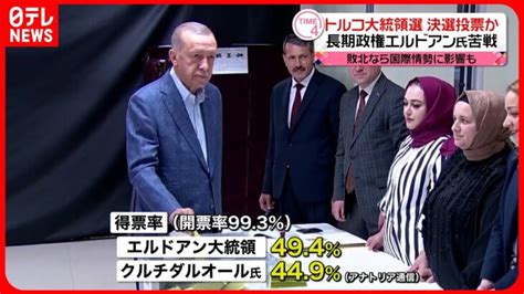 【トルコ大統領選】決選投票か 長期政権のエルドアン氏が苦戦敗北なら国際情勢に影響も │ 【気ままに】ニュース速報