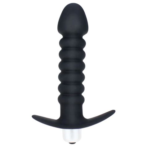 Plug Anal Escalonado Em Silicone Macio Vibrador Interno Loja Pimenta