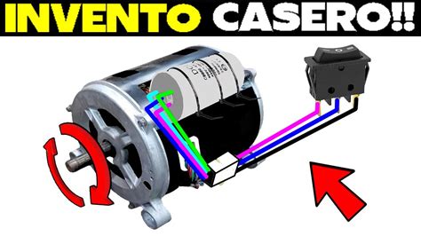 Como Conectar MOTOR De LAVADORA Sin Escobillas Con Un SIMPLE