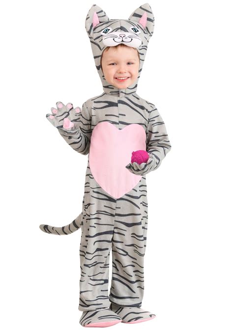 Lovable Kitten Costume For A Toddler