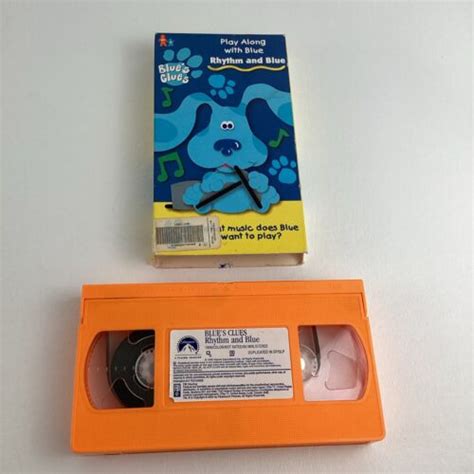 Blue S Clues VHS Tape Play Along With Blue Rhythm And Blues Music