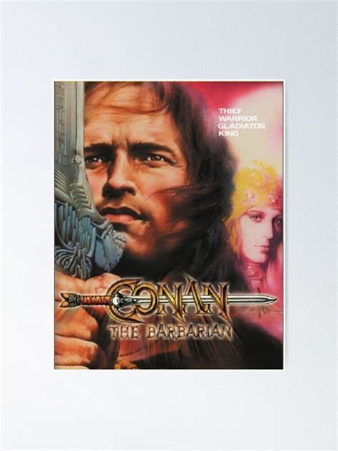 "Conan the Barbarian by Arnold Schwarzenegger Movie Poster" Poster for ...