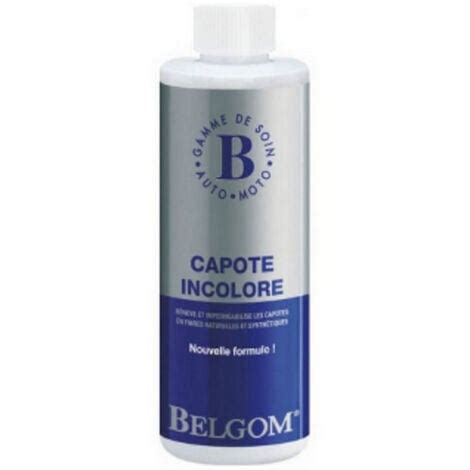 Nettoyant Renovateur De Capotes Belgom 500ml Incolore Impermeabilisant