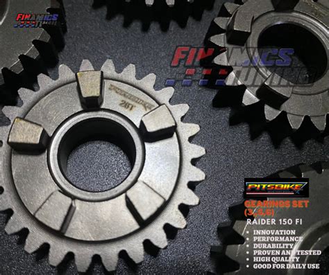 PITSBIKE GEARINGS SET FOR RAIDER 150 FI 3RD 5TH 6TH GEAR Lazada PH