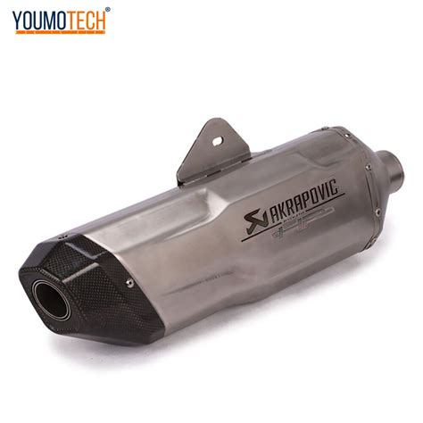 51mm Akrapovic Hp Canister Motorcycle Exhaust Pipe Exhaust Muffler Tail Pipe Escape Moto Muffler