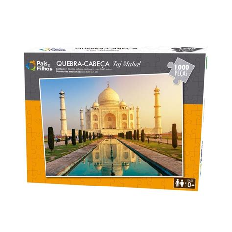 Jogo Quebra Cabeça do Taj Mahal 1000 Peças Para Montar no Shoptime