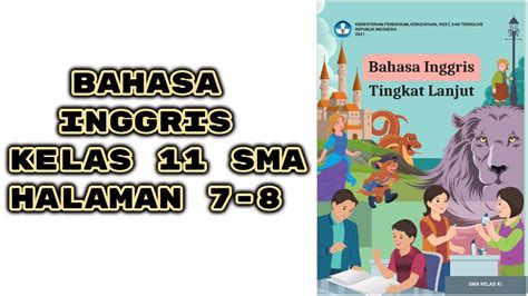 Kunci Jawaban Bahasa Inggris Kelas 11 Sma Halaman 7 8 Kurikulum Merdeka Unit 1 Legend