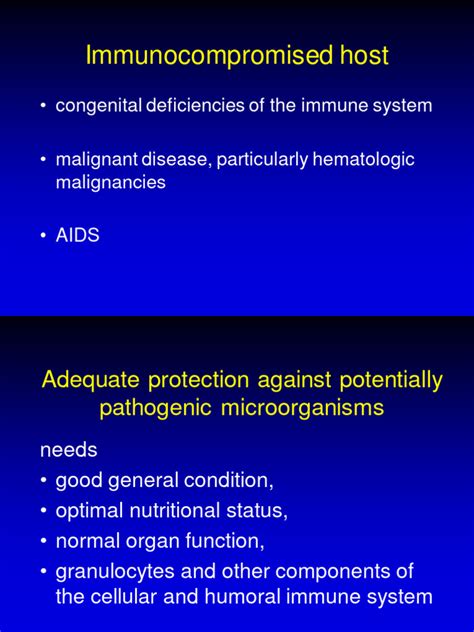 Infection In The Immunocompromised Host Pdf