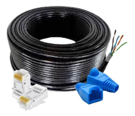 Cable Utp Cat E Intemperie Para Exterior Outdoor Mts Mercadolibre