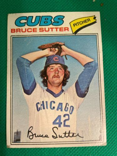 1977 TOPPS 144 BRUCE SUTTER ROOKIE CARD EBay