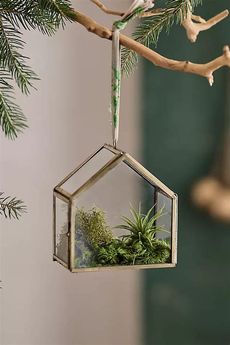 Fillable Greenhouse Brass Glass Ornament Anthropologie