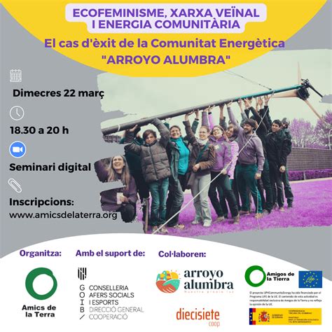 miércoles 22 marzo Webinar con la Comunidad Energética Arroyo