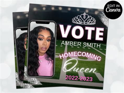 Homecoming Queen Flyer Template