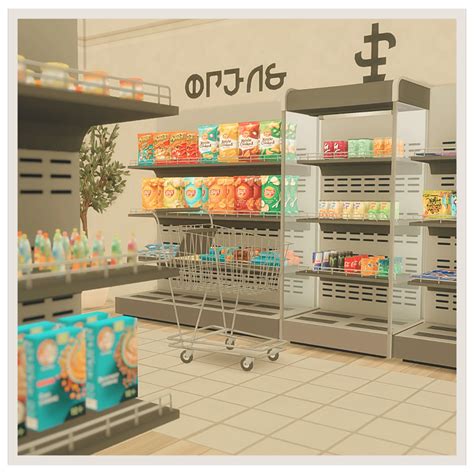 Bbygyal Sims 4 Sims 4 House Design Grocery Supermarket