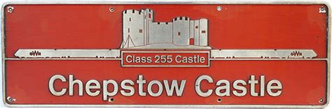 Nameplate Chepstow Castle Ex British Railways Nameplates Diesel