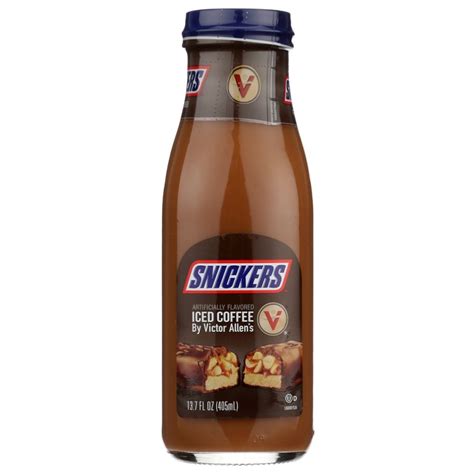 Victor Allens Snickers Iced Coffee 137 Fl Oz Pantryway