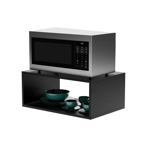 Nicho para Micro ondas Forno Elétrico Cozinha Preto 60cm