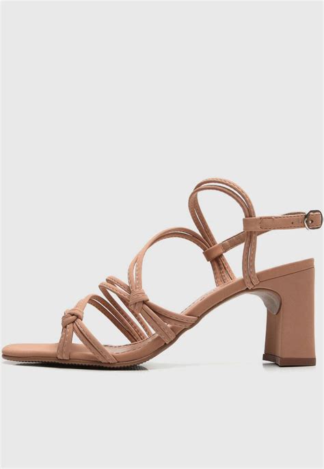Sandália Suzana Santos Tiras Finas Nude Compre Agora Dafiti Brasil