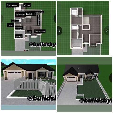 Roblox Bloxburg House Floor Plans