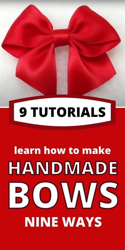 9 Ways To Make Diy Bows Artofit