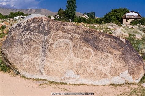 Photo Of Petroglyphs Kyrgyzstan