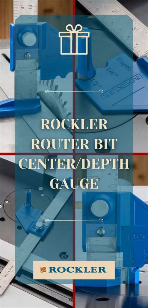 Rockler Router Bit Center Depth Gauge Hrommarine