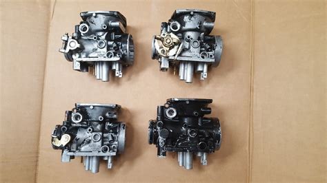 1983 Suzuki Gs1100 E Gs1100e Carburetor Body Set 1 2 3 4 Nice Ebay