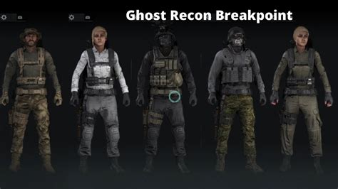 Top Best Outfits Guide Ghost Recon Breakpoint Youtube