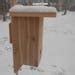 Raw Cedar Songbird Roosting Box With Cleanout X Etsy Canada