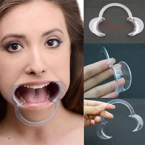 C Shape Mouth Opener Transparent Teeth Whitening Intraoral Lip Cheek