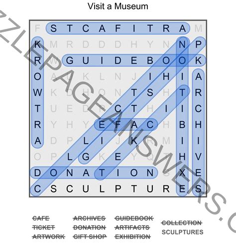 Puzzle Page Word Search April 1 2024 Answers Puzzle Page Answers