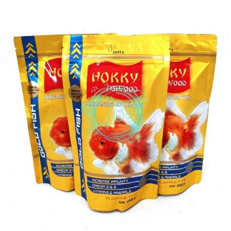 Hokky Goldfish Balance Nutrition 250g Pakan Makanan Ikan Hias Koki Gold