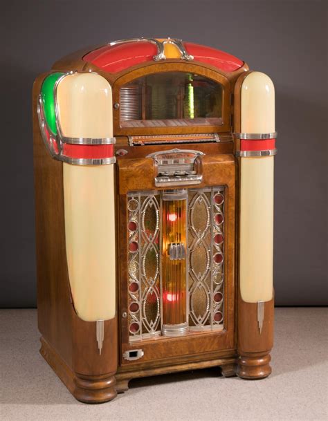 Lot Vintage Wurlitzer Coin Operated Jukebox