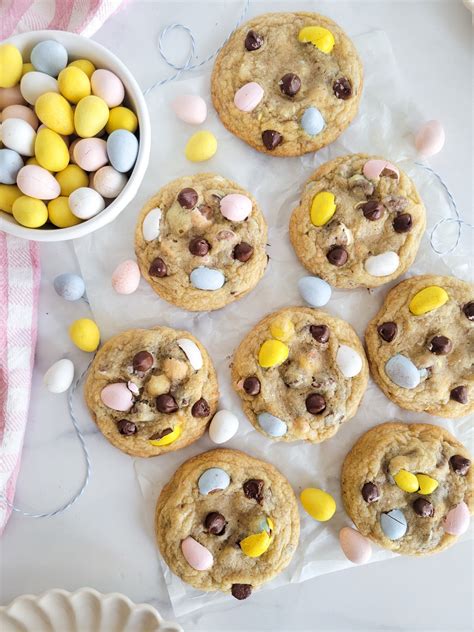 Cadbury Egg Cookies My Happy Bakes