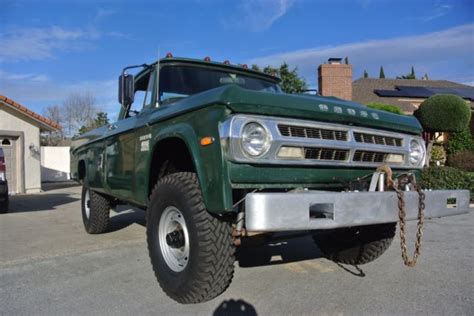 1970 Dodge W200 Power Wagon 4x4 One Owner Original Paint Pto Orig84000