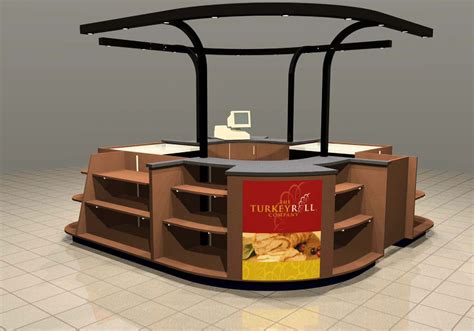 Shopping Mall Retail Display Kiosk Booth Merchandising Frontiers Inc