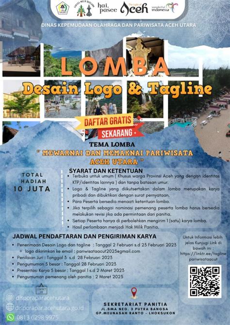 Aceh Utara Siapkan Rp Juta Untuk Pemenang Lomba Cipta Logo Dan