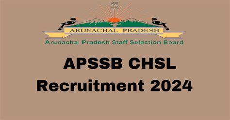 Apssb Chsl Recruitment Notification Out