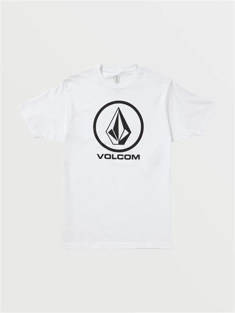 Circle Short Sleeve T Shirt White Volcom Us