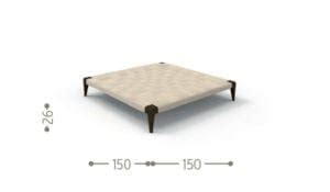 Cruise Teak Square Coffee Table Cruise Teak Collection By Talenti