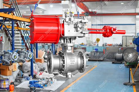 DBV DN200 PN40 Trunnion Ball Valve Dombor