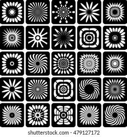 Decorative Design Elements Patterns Set Vector Stock Vector (Royalty ...