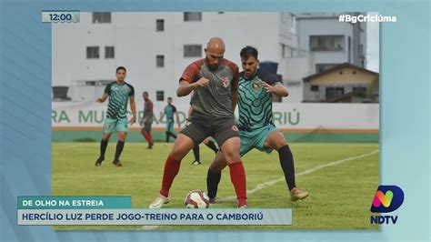 Herc Lio Luz Perde Jogo Treino Para O Cambori