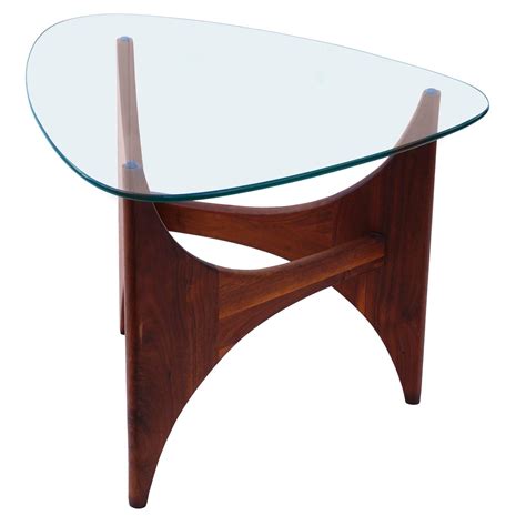 Adrian Pearsall Mid Century Modern Side End Glass Top Table At 1stdibs