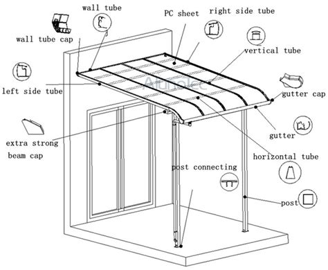 Alunotec Wholesale Diy R Patio Cover Windows Polycarbonate Terrace